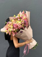 Букет Эустом,нежный микс из 63шт — изображение 5