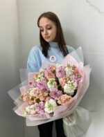 букет маттиол микс в упаковке 25шт — изображение 4