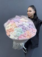 Букет хризантем, нежный микс,15шт — изображение 8
