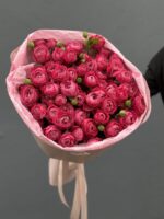 букет из кустовых пионовидных роз, 15шт — изображение 5