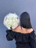 букет белых гортензий, 3шт — изображение 4
