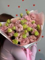 Букет из 15 эустом — изображение 7